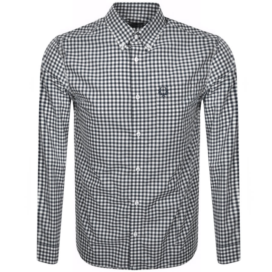 Alternative Image for ProductFred Perry Gingham Check Shirt Blue1